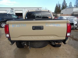 2016 Toyota Tacoma SR5 Sand Brown Crew Cab 3.5L AT 4WD #Z22733